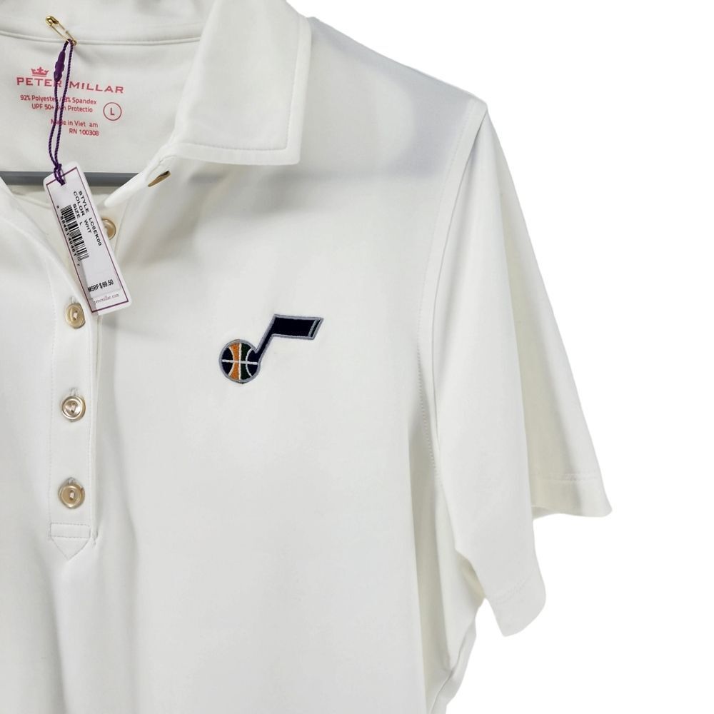 Peter Millar Women's White Solid Stretch Jersey G… - image 2